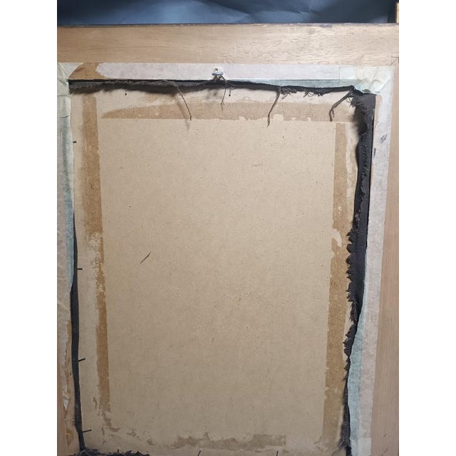 Harquebusier Angels, 1960s, Oil on Canvas Paintings, Framed, Set of 2 For Sale - Image 4 of 7