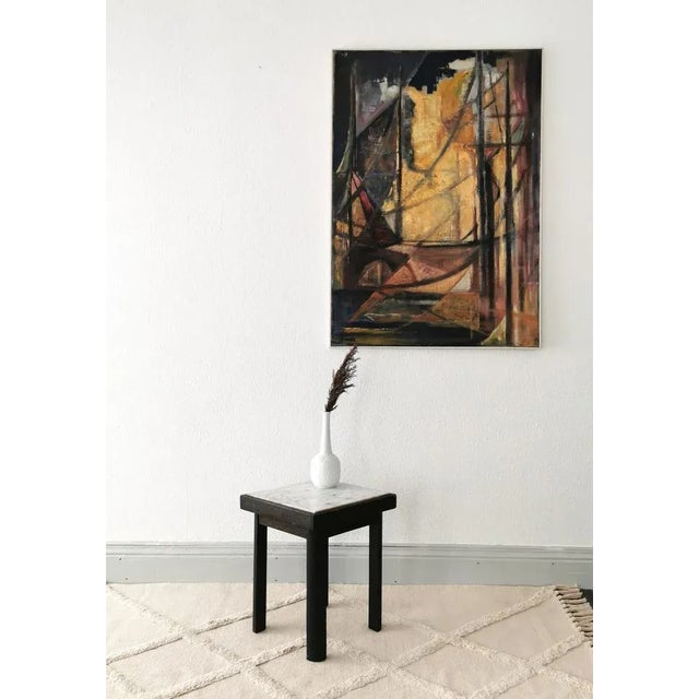 This podium with a top made of white-gray marble dates from the 1930s and is stylistically located in the minimalist art...