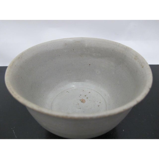 Chinese Chinese Longquan Celadon Pottery Footed Tea Bowl For Sale - Image 3 of 10