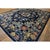 1890s Navy Blue Medallion Qing Antique Chinese Peking Room Size Wool Pile Rug For Sale - Image 10 of 10