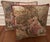 Large Pair Vintage French Tapestry Pillows For Sale - Image 4 of 7