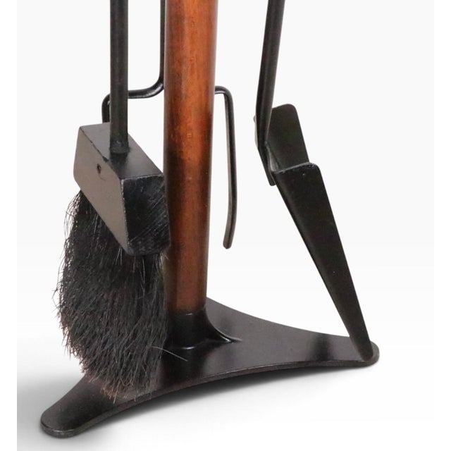Mid 20th Century Mid Century Fireplace Tool Set by the Seymour Manufacturing Company C 1950/60’s For Sale - Image 5 of 5