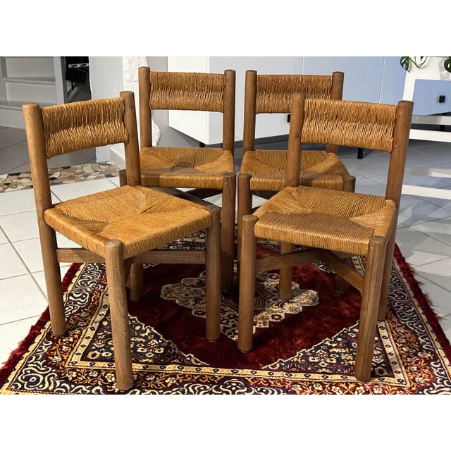 1950s Miribel Chairs attributed to Charlotte Perriand for Steph Simon, 1950s, Set of 4 For Sale - Image 5 of 18