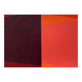 Contemporary Abstract Acrylic on Paper Painting "020-19" by Macyn Bolt For Sale