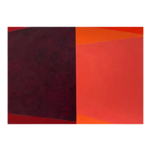 Contemporary Abstract Acrylic on Paper Painting "020-19" by Macyn Bolt