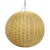 Faux Rattan Globe Pendant Light Small For Sale