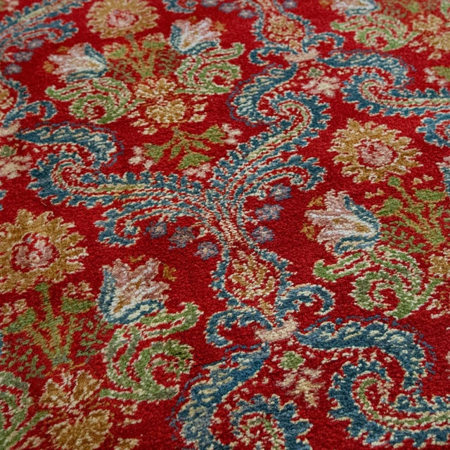 Vintage Spanish Hand-Knotted Rug, 1920s For Sale - Image 3 of 7