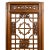 Chinese Antique Chinese Handcrafted 3 Panel Wooden Screen/Room Divider For Sale - Image 3 of 13