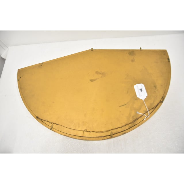 White Large Hand Painted Framed Antique Fan For Sale - Image 8 of 8