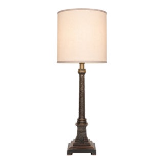Vendom Tower Solid Brass Table Lamp For Sale