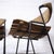 Wrought Iron, Wicker and Wood Slatted Bar Stools by Arthur Umanoff for Raymor, 1950s, Set of 2 For Sale - Image 9 of 15
