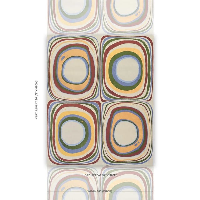 An homage to paper marbling and the aqueous, amorphous patterns that it produces, Mood Ring features a large-scale grid of...