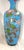 Baby Blue Huge Antique 19th Century Japanese Meiji Cloisonne Enamel Baby Blue Palace Vase For Sale - Image 8 of 17