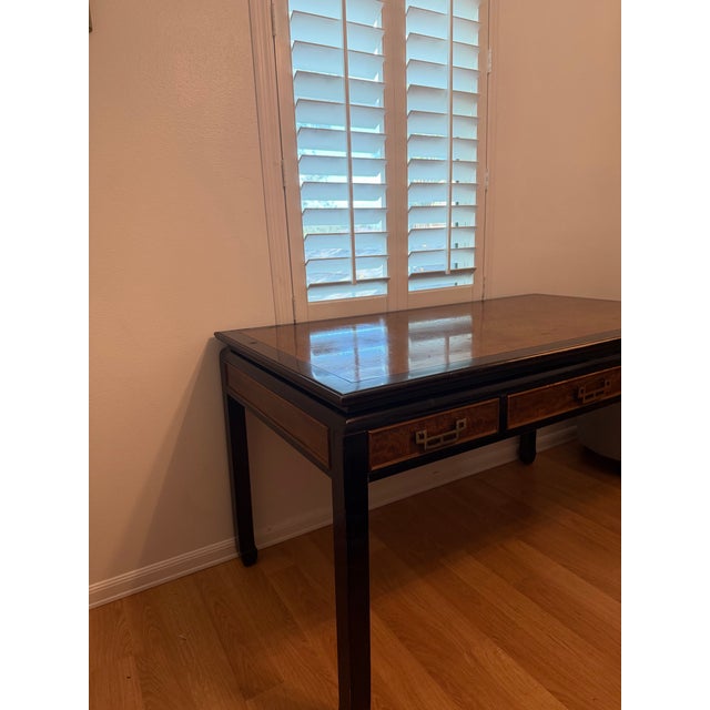 Asian 1980s Century Furniture Chin Huan Desk For Sale - Image 3 of 10