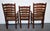 Gold Antique English Rush Seat Ladderback Dining Chairs, 1910s, Set of 6 For Sale - Image 8 of 18