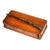 Vintage Mid Century Hunting Theme Wood Box Sporting Desk & Jewelry Storage For Sale