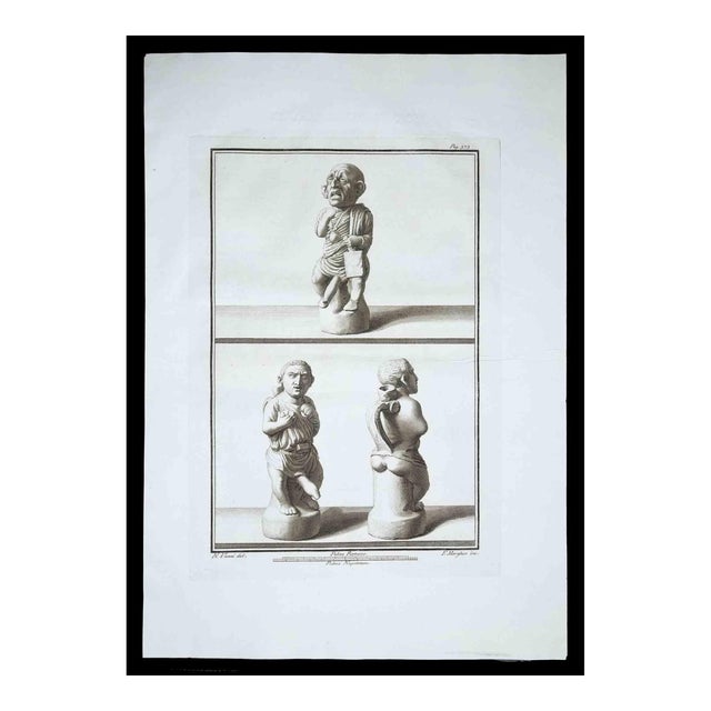 Filippo Morghen, Phallus Fascinum in Ancient Roman Religion, Etching by ...