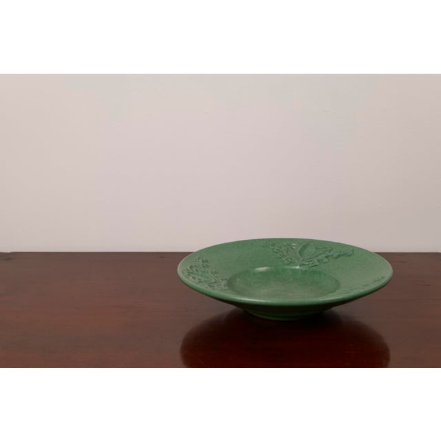 Vintage Art Deco Plate in Ceramic by Michael Andersen, Denmark, 1940s For Sale - Image 11 of 11