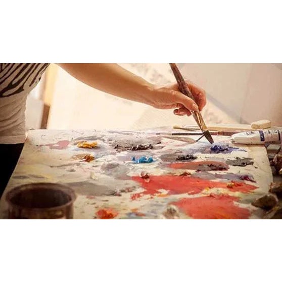 2020s Modern Organic Painting “Sing Your Heart Out to All Dark Matter” Abstract Painting Mixed Media by Michele Zuzalek For Sale - Image 5 of 6