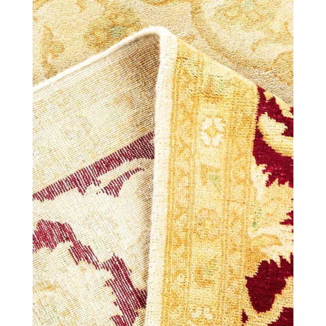 Vintage Traditional Hand Knotted Wool Area Rug, Ivory - 8'0" X 10'0" For Sale In New York - Image 6 of 9