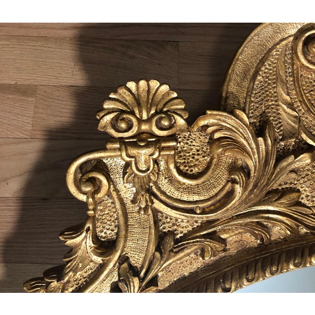Late 20th Century Late 20th Century Carved and Gilt Regency Mirror For Sale - Image 5 of 8