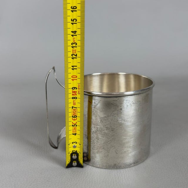 Vintage 800 Silver Milk Jug, 1960s For Sale - Image 10 of 11