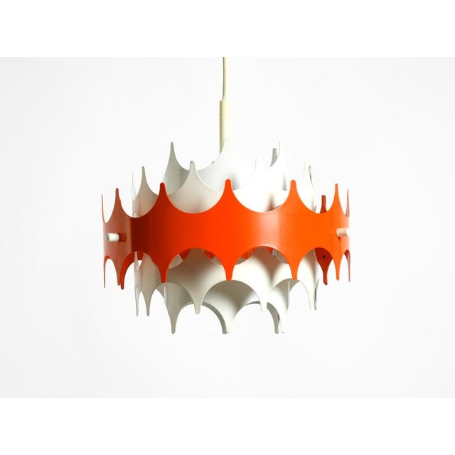 1960s Space Age Metal Pendant Lamp from Doria Leuchten, 1960s For Sale - Image 5 of 18