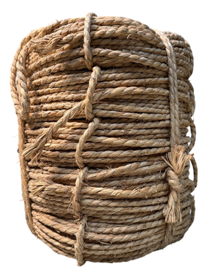 Large Japanese Coil in Natural Rope, 1950s