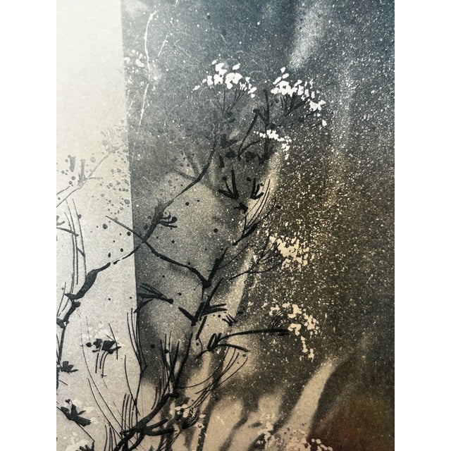 1980s Late 20th Century France Hilon "Le Pot Bleu" Signed and Numbered Floral Lithograph - Framed For Sale - Image 5 of 16