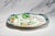 English Hand Painted Square Antique Porcelain Cake Plate Ye Olde Willow Crown Staffordshire Asian Chinoiserie Tiffany & Co Home Decor For Sale - Image 12 of 16