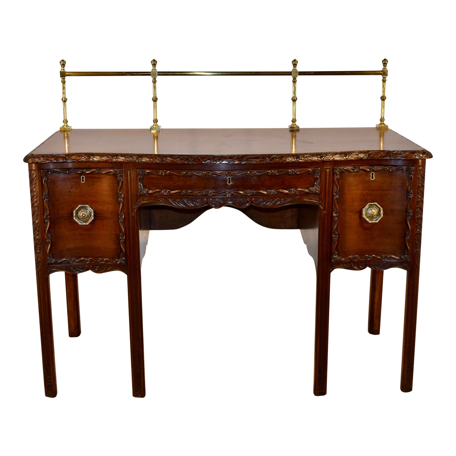 18th C Irish Mahogany Sideboard Chairish