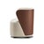 Spritz Beige and Brown Swivel Chair by Lorenza Bozzoli For Sale - Image 4 of 5