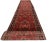Here is an extra long Vintage Persian Mehraban runner. Made of hand-knotted wool. Features a luxurious red background and...