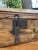 Antique French Wood Iron and Hide Chest For Sale - Image 4 of 15