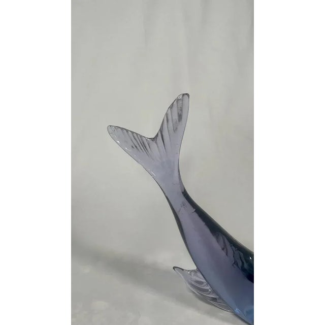 Murano Glass Fishes from Cenedese, 1970s, Set of 2 For Sale - Image 4 of 9