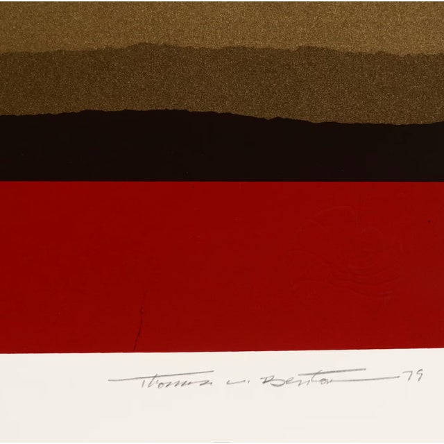 Black Thomas W. Benton Abstract Print Pair – Modern Minimalist Wall Art Set For Sale - Image 8 of 13