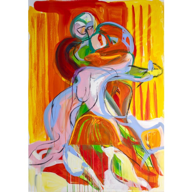 Dick Berckenkamp, Composition IV (Let's Dance), Acrylic on Canvas For Sale - Image 6 of 6