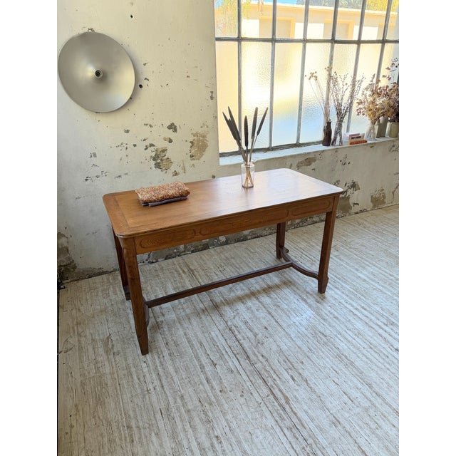 Antique Drapers Worktable in Oak, 1900 For Sale - Image 16 of 18