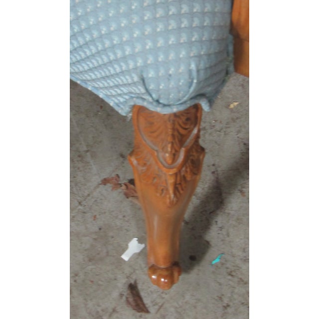 Wood 1940s French Set Dining Room Chairs Carved Rococo For Sale - Image 7 of 12