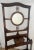 Early 20th Century Antique Arts and Crafts Hall Tree Umbrella Stand Barley Twist Legs Round Mirror For Sale - Image 10 of 11