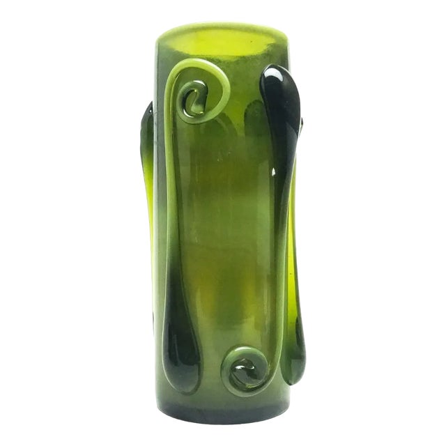 Vase by J. Słuczan-Orkusz for Cracow Institute for Glassworks, Poland, 1970s For Sale