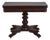 Antique American Mahogany Empire Style Game Table For Sale