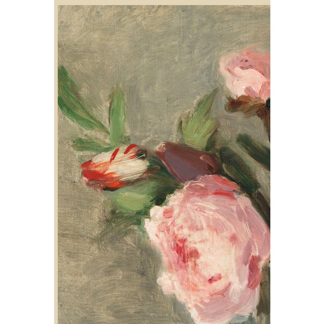 Not Yet Made - Made To Order Vintage Pink Peony Floral Still Life Art Print by Berthe Morisot - 12" X 16" For Sale - Image 5 of 9