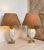 Mid-Century Ceramic Table Lamps from Maison Le Dauphin, 1970s, Set of 2 For Sale - Image 4 of 8