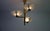 Italian Brass and Glass Chandelier, 1950s For Sale - Image 3 of 18
