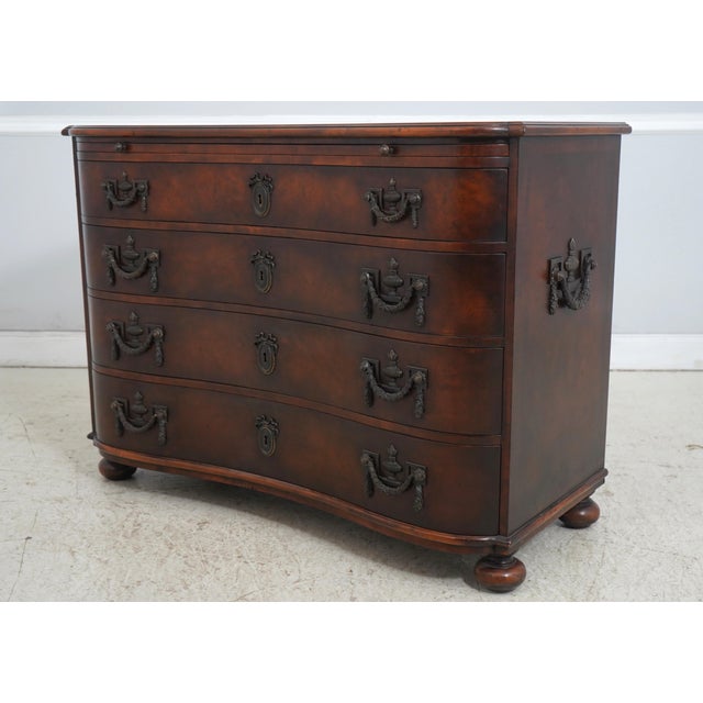 Age: Approx. 20 Years Old Details: Pull Out Slide w. Leather Surface Bun Feet Dovetailed Drawer Construction High Quality...