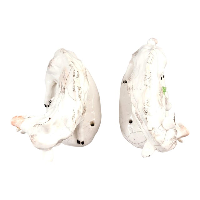 Light Yellow Early Porcelain Model B1 Pair of Wild Boars from Derby, 1755, Set of 2 For Sale - Image 8 of 12