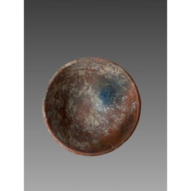 Antique Mexican Terracotta Bowl For Sale - Image 4 of 5
