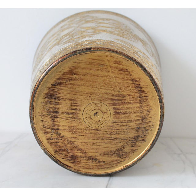 Plastic Vintage Italian Wastebasket For Sale - Image 7 of 8