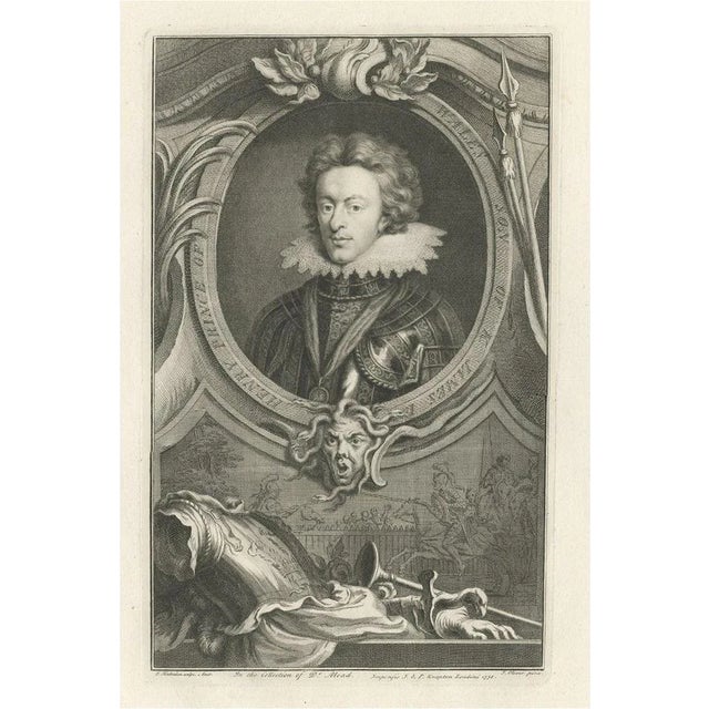 Portrait of Henry Frederick, Prince of Wales, 1750, Print For Sale